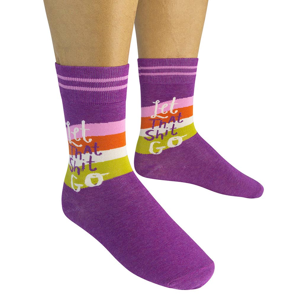 Let That Shit Go Socks | Funny | Funatic - HER Home Design Boutique